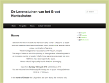 Tablet Screenshot of levenstuinen.nl